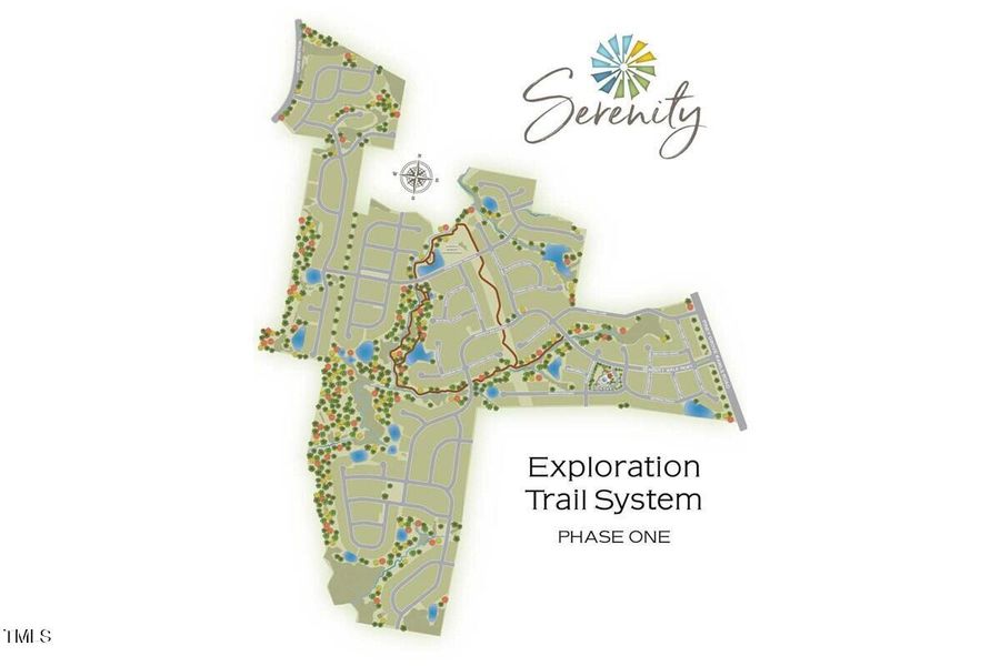 190 Retreat Dr- Trail System Map