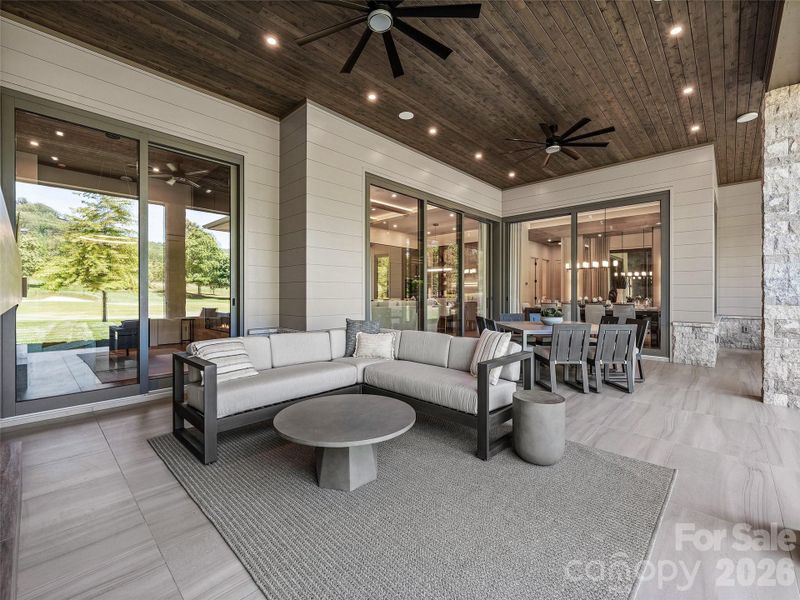 Exterior details and patio area of a home in , Arden (Image 25). Exterior details and patio area of a home in , Arden (Image 25).