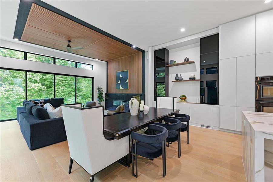 Furnished interior view inside a new home in , Atlanta (Image 12).