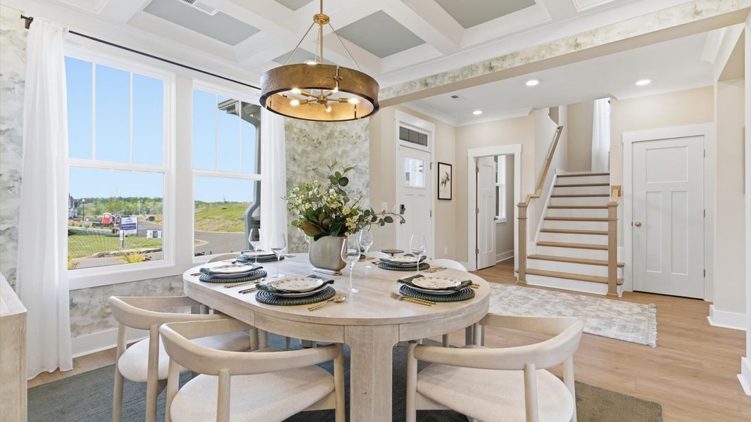 Representative furnished interior of a home built from the Arlington by DRB Homes in Benjamin's Grove, Woodruff (Image 51).