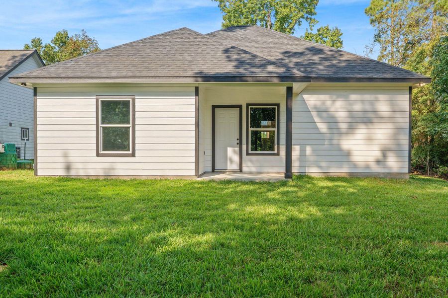 Exterior details and patio area of a home in , Willis (Image 20). Exterior details and patio area of a home in , Willis (Image 20).