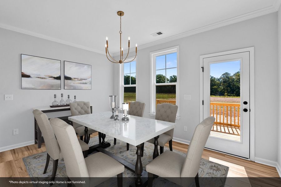 Furnished interior view inside a new home in Lilah Grove, Summerfield (Image 9). Furnished interior view inside a new home in Lilah Grove, Summerfield (Image 9).