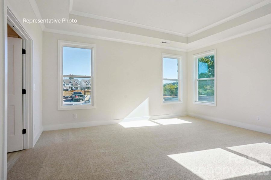 Spacious, unfurnished interior of a new home in Sanctuary at Southgate, Indian Trail (Image 25).