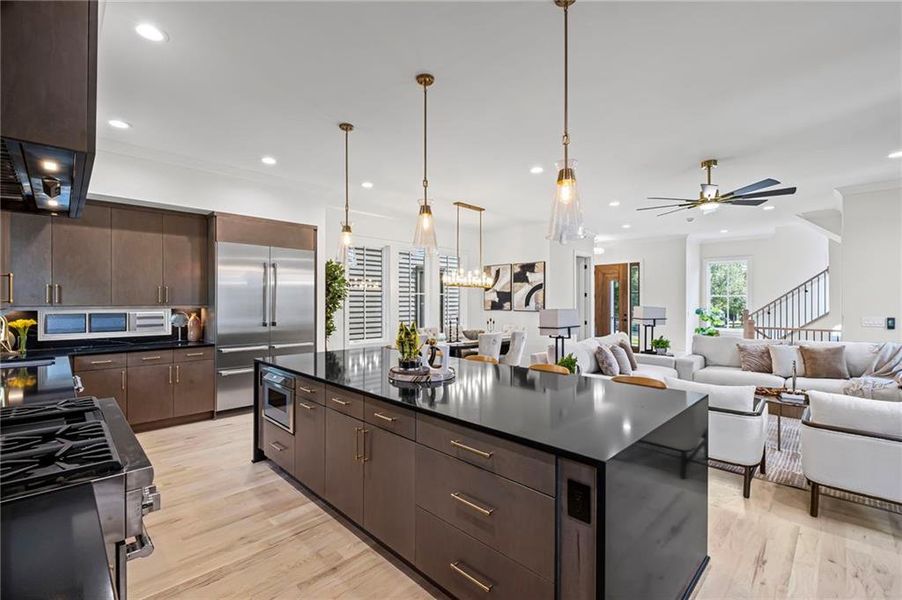 Furnished interior view inside a new home in , Alpharetta (Image 17).