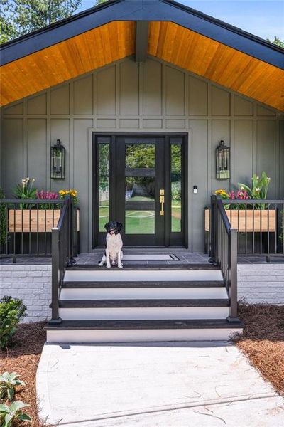 Front exterior of a new home in , Alpharetta, GA, highlighting curb appeal (Image 24).