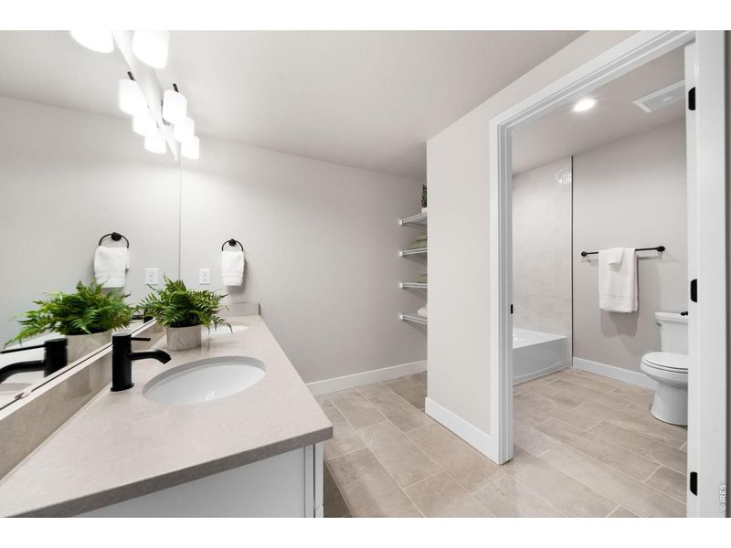 Furnished interior view inside a new home in , Fort Collins (Image 25).