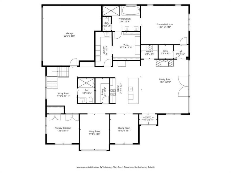 2D floor plan layout of this home in , Dallas, TX (Image 5).