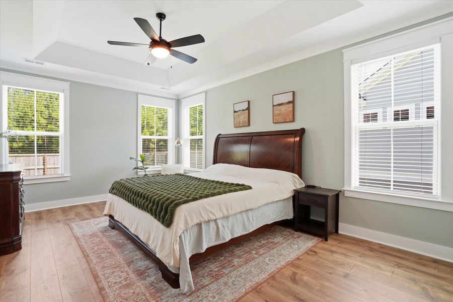 Furnished interior view inside a new home in Tidewater at Lakes of Cane Bay, Summerville (Image 38).