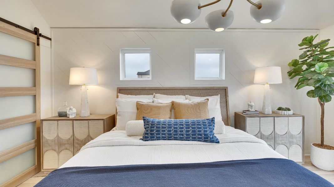 Representative furnished interior of a home built from the Meyerson by DRB Homes in Spring Creek, Taylor (Image 21).