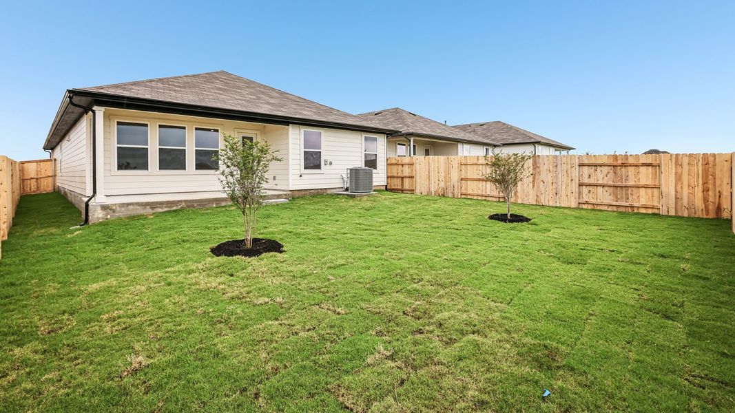 Exterior details and patio area of a home in Briarwood, Elgin (Image 24).