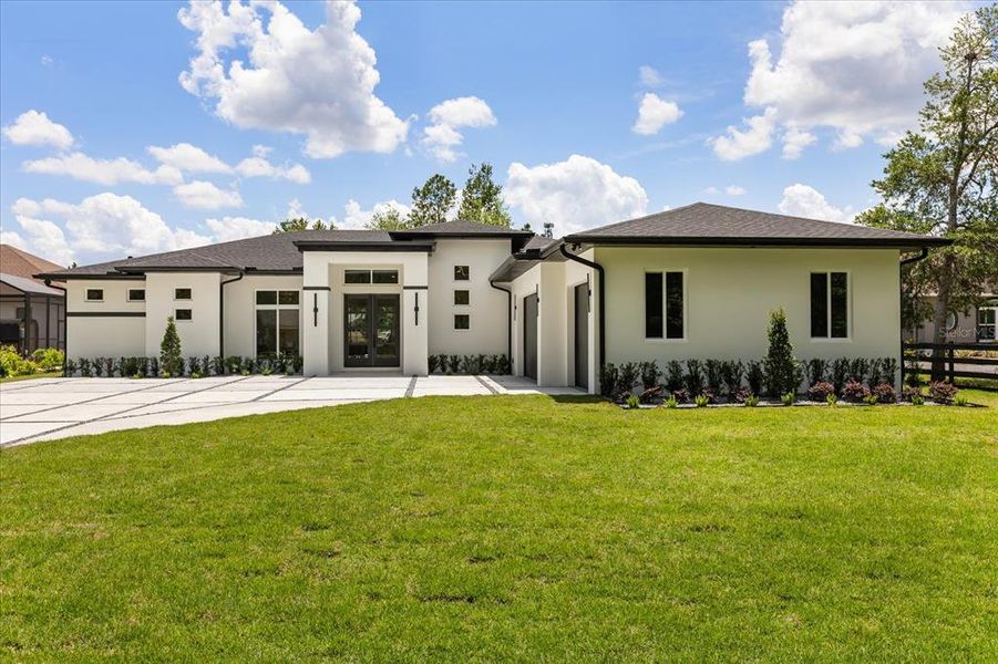 Front exterior of a new home in , Sanford, FL, highlighting curb appeal (Image 31).