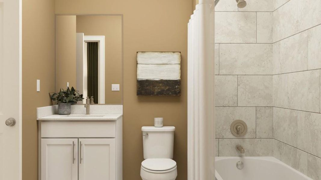 Furnished interior view inside a new home in Deer Valley, Canton (Image 28).