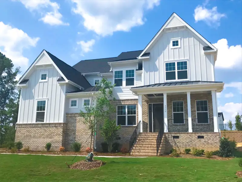 Representative exterior photo of a completed home built from the Statesville by Caruso Homes in Magnolia Acres, Fuquay Varina, NC (Image 36).