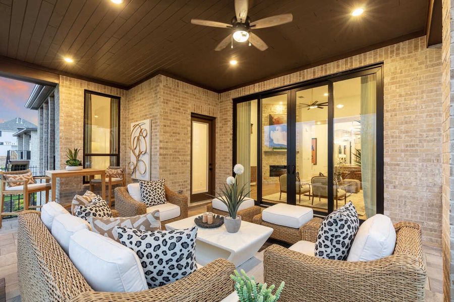 Representative Patio - some options shown