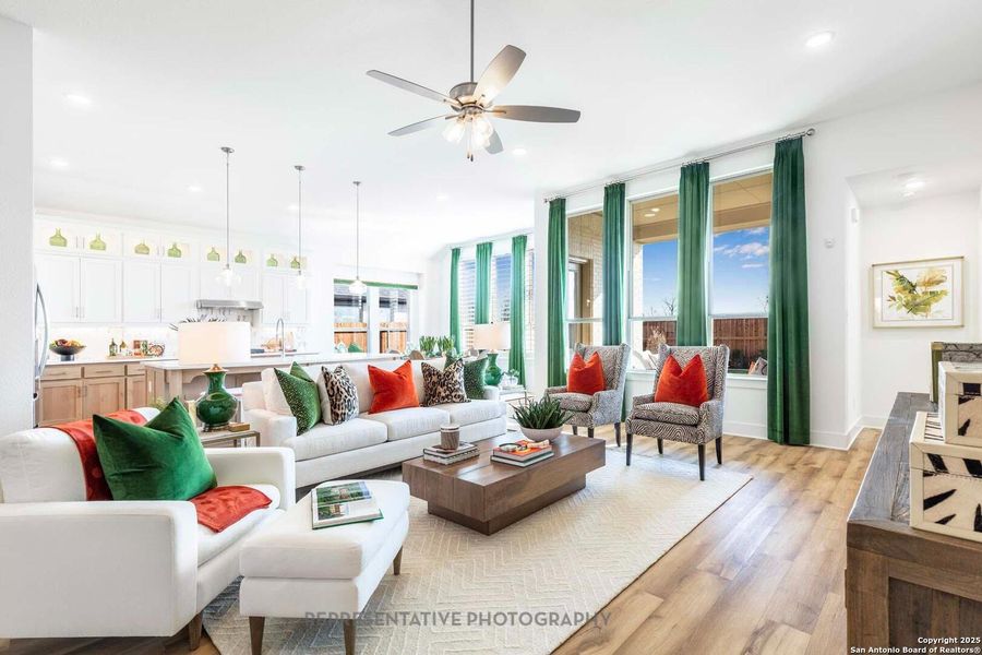 Furnished interior view inside a new home in Mont Blanc, Schertz (Image 10). Furnished interior view inside a new home in Mont Blanc, Schertz (Image 10).