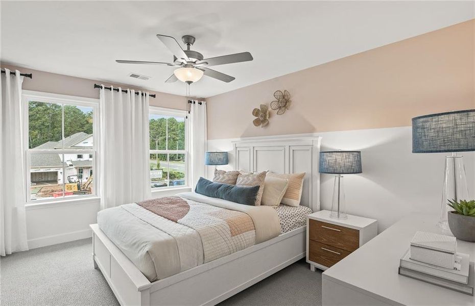 Furnished interior view inside a new home in Anderson Point Estates, McDonough (Image 15). Furnished interior view inside a new home in Anderson Point Estates, McDonough (Image 15).