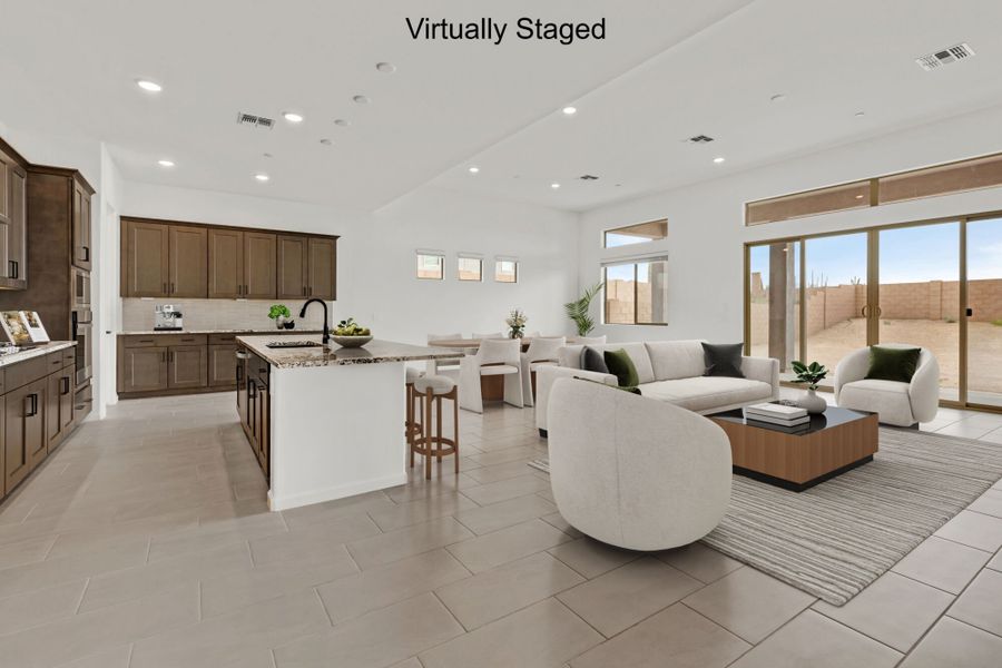 Furnished interior view inside a new home in Saguaro Reserve II, Marana (Image 5).