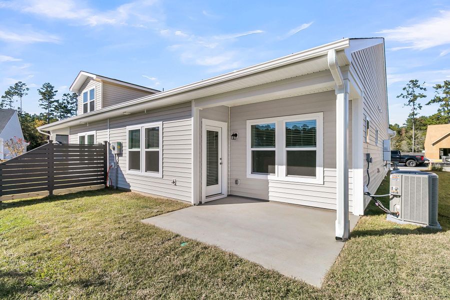 Exterior details and patio area of a home in , Summerville (Image 15).
