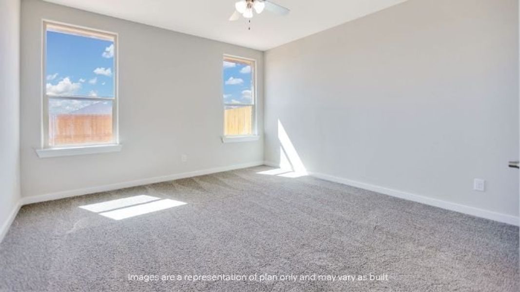 Representative unfurnished interior of a home built from the Blanco by D.R. Horton in Homestead at Parks Bell Ranch, Odessa (Image 15).
