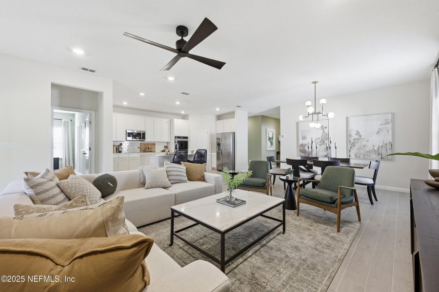 Furnished interior view inside a new home in , Green Cove Springs (Image 22). Furnished interior view inside a new home in , Green Cove Springs (Image 22).