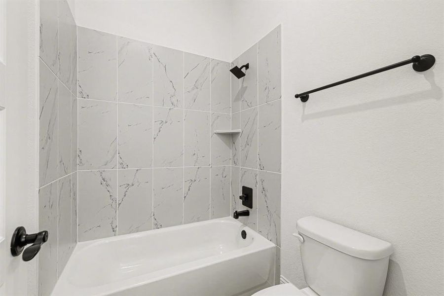 Furnished interior view inside a new home in Sagebrush Addition, Midlothian (Image 12).