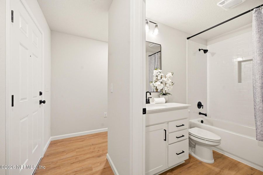 Furnished interior view inside a new home in , Jacksonville (Image 12). Furnished interior view inside a new home in , Jacksonville (Image 12).