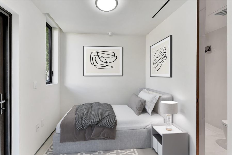 Furnished interior view inside a new home in , Miami (Image 8). Furnished interior view inside a new home in , Miami (Image 8).