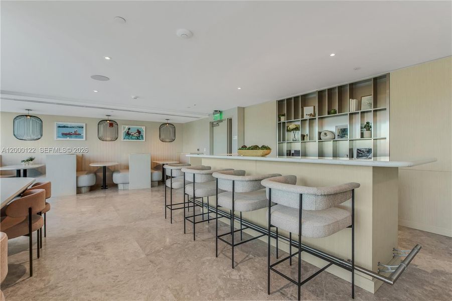 Furnished interior view inside a new home in , Miami Beach (Image 52).