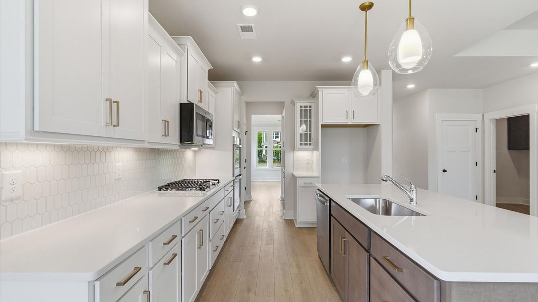 Furnished interior view inside a new home in Mulberry Estates, Simpsonville (Image 12).