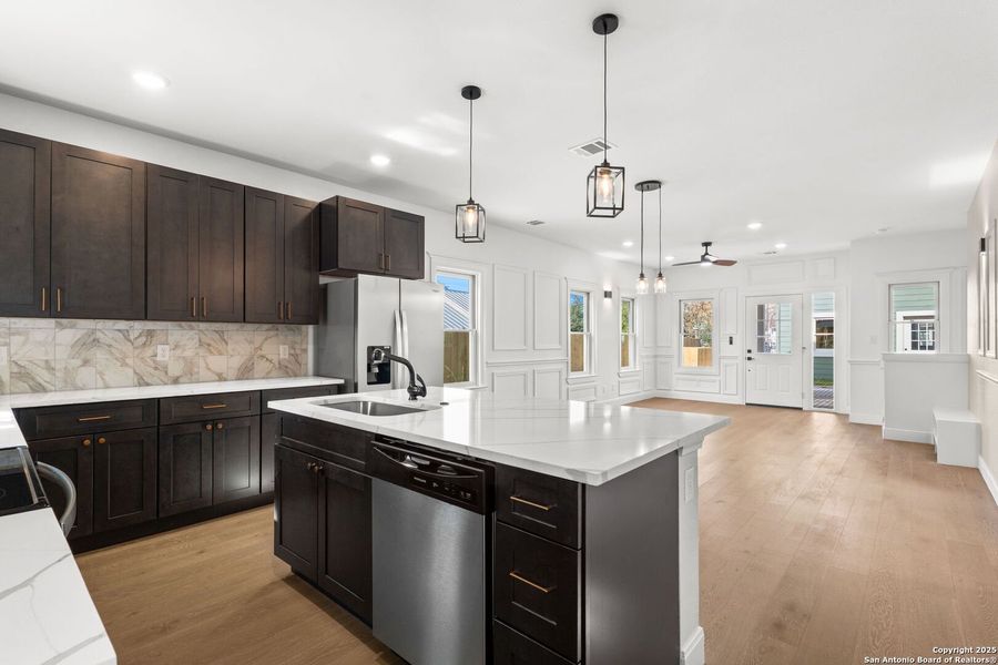 Furnished interior view inside a new home in , San Antonio (Image 13).