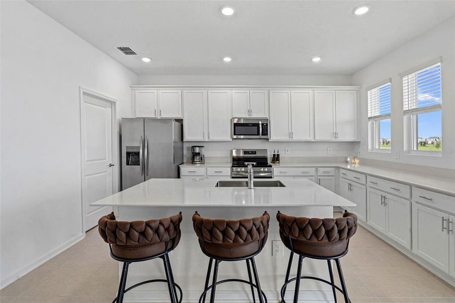 Furnished interior view inside a new home in Wellness Ridge, Clermont (Image 16).
