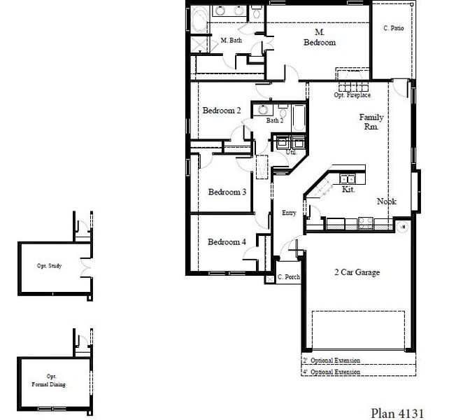 2D floor plan layout of this home in Craftsman's Corner, Cleburne, TX (Image 5). 2D floor plan layout of this home in Craftsman's Corner, Cleburne, TX (Image 5).