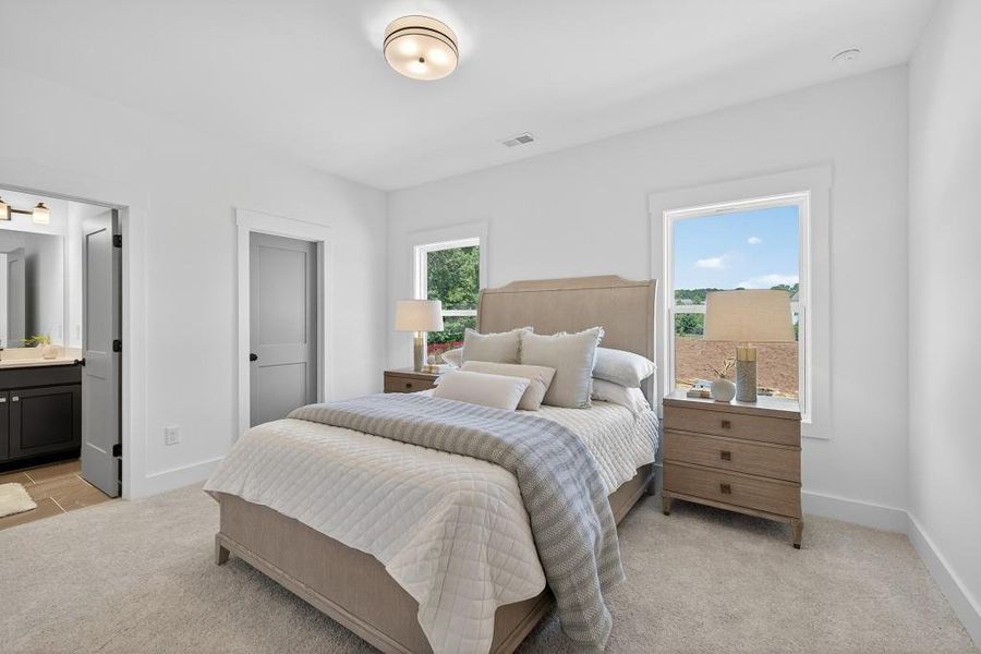 Furnished interior view inside a new home in Livingstone Park, Kennesaw (Image 23).