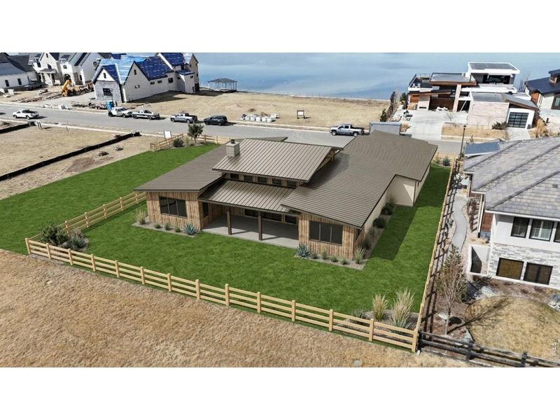Exterior details and patio area of a home in , Berthoud (Image 3).