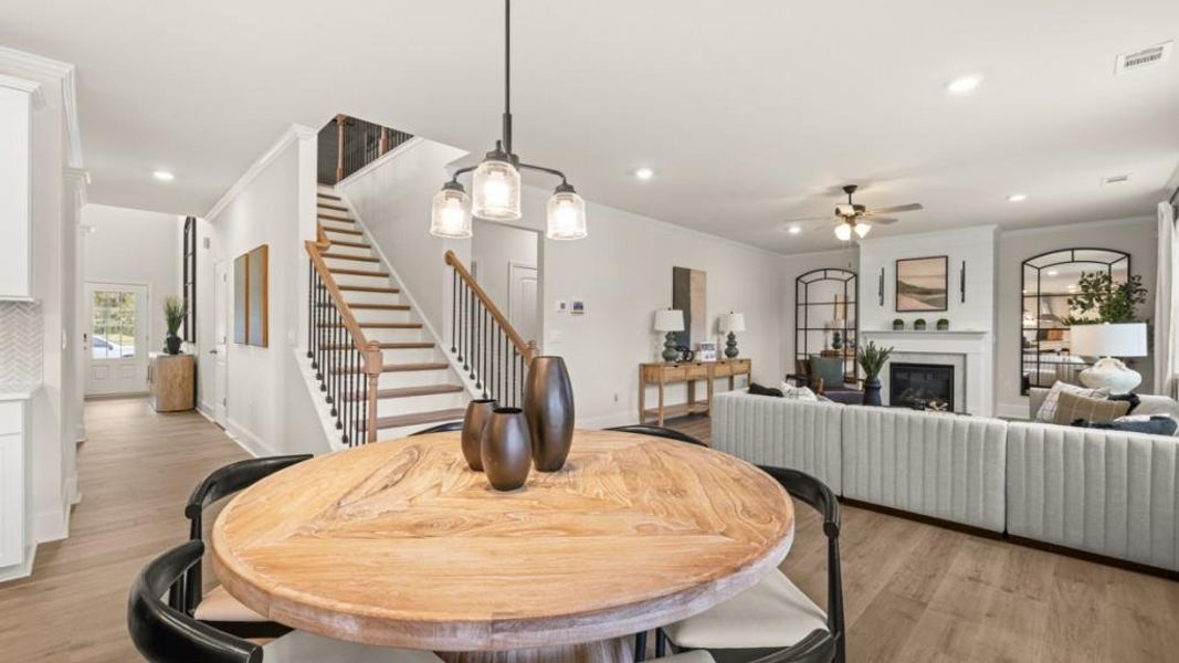 Furnished interior view inside a new home in Thalley Creek Estates, Cumming (Image 24).