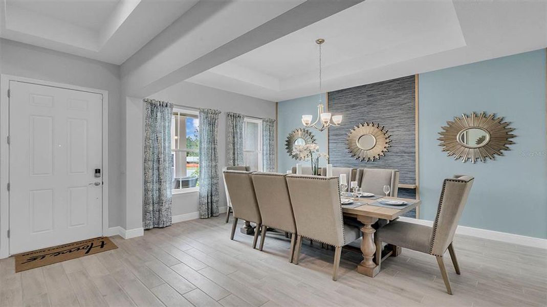 Furnished interior view inside a new home in Buena Lago, St. Cloud (Image 25).