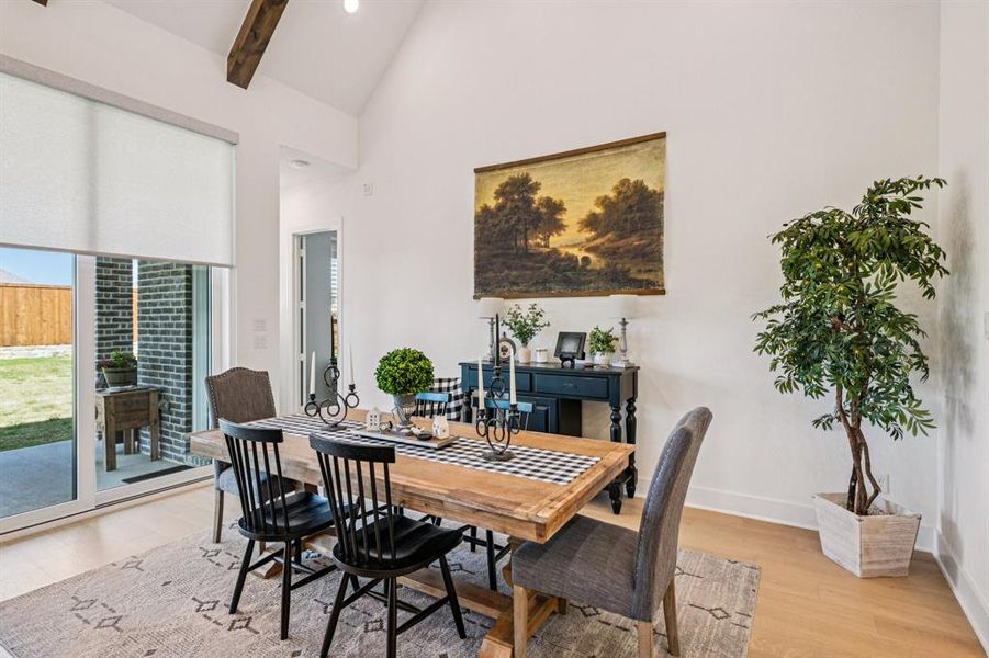 Furnished interior view inside a new home in Ridge Crossing, Waxahachie (Image 25).