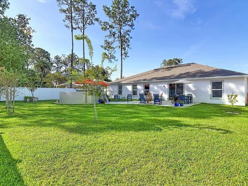 Exterior details and patio area of a home in , Palm Coast (Image 23). Exterior details and patio area of a home in , Palm Coast (Image 23).