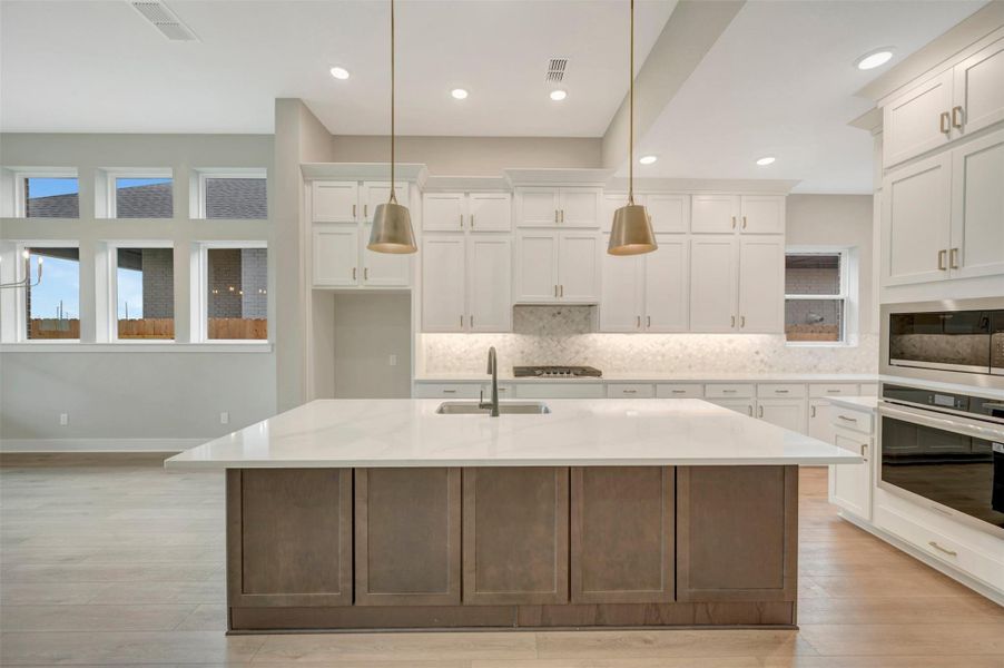 Furnished interior view inside a new home in Elyson - Reserve Collection, Katy (Image 9).