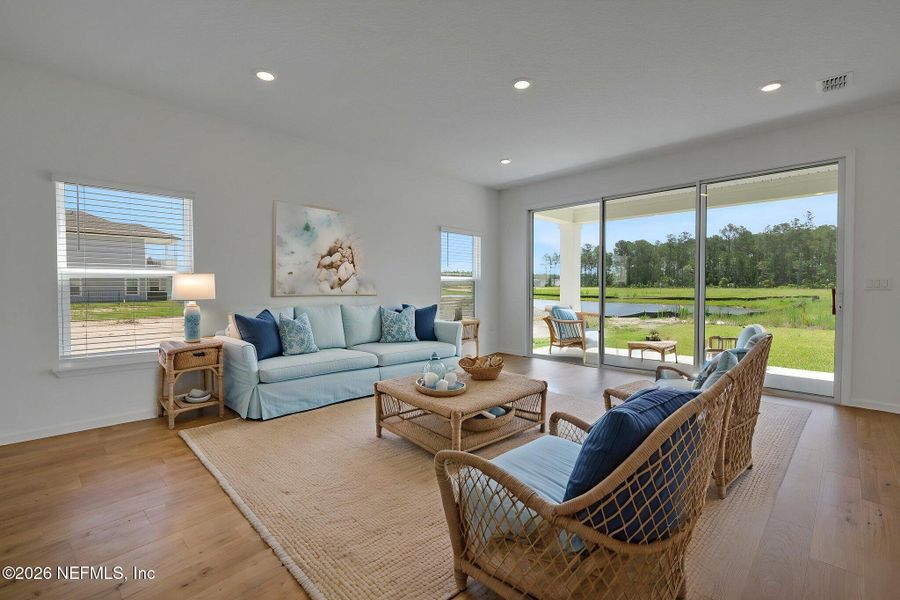 Furnished interior view inside a new home in Brook Forest, St. Augustine (Image 17).