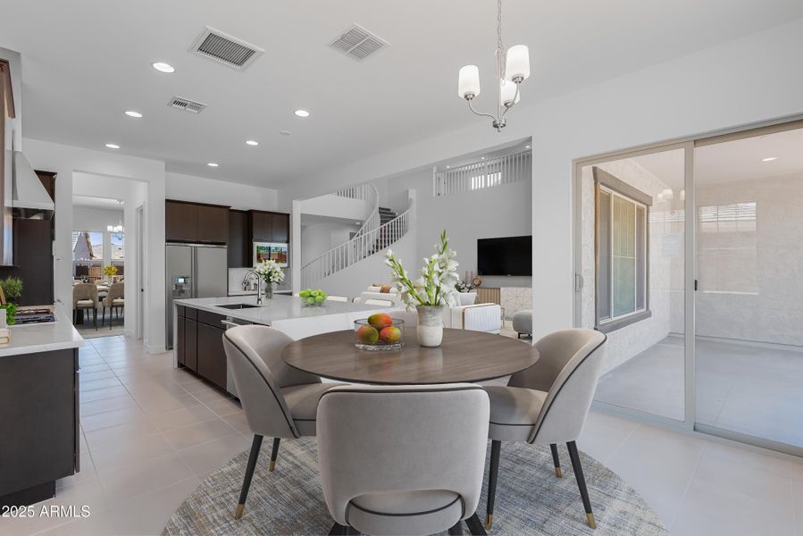 DINING, KITCHEN AND GREAT ROOM DINING, KITCHEN AND GREAT ROOM