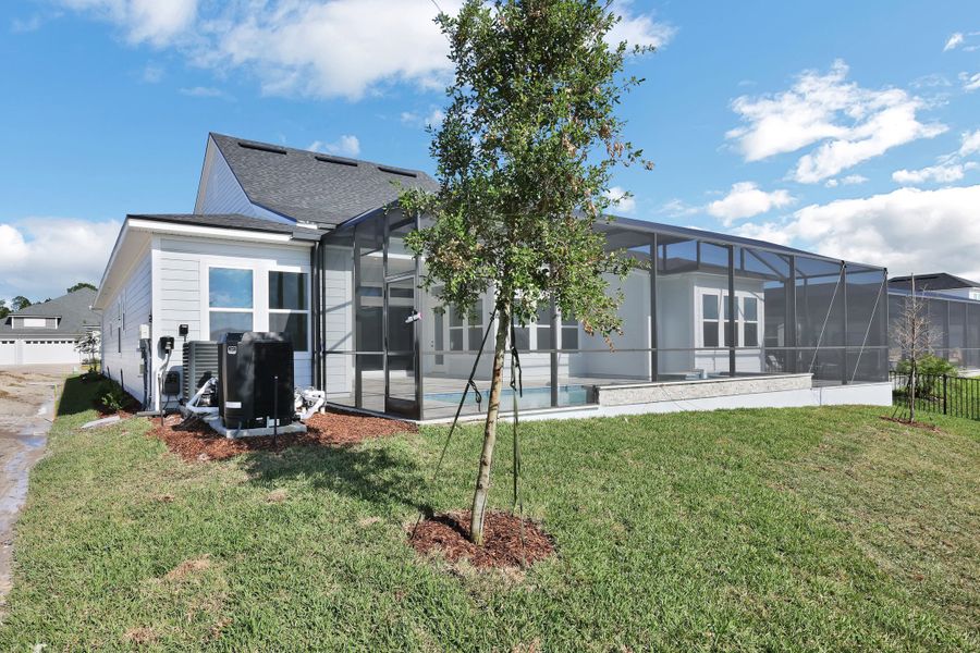 Representative exterior details of a home built from the Stella by Riverside Homes in Hidden Creek at SilverLeaf, St. Augustine (Image 39).