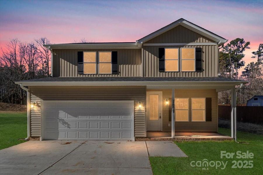 Front exterior of a new home in , Kannapolis, NC, highlighting curb appeal (Image 17).