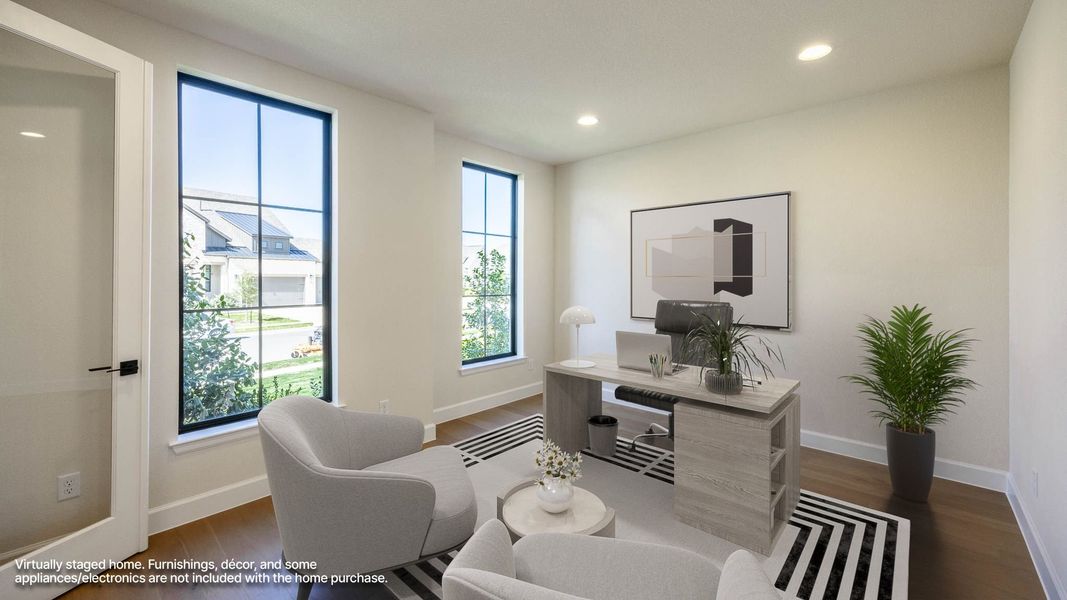 Furnished interior view inside a new home in Santa Rita Ranch - Tierra Rosa, Liberty Hill (Image 7).