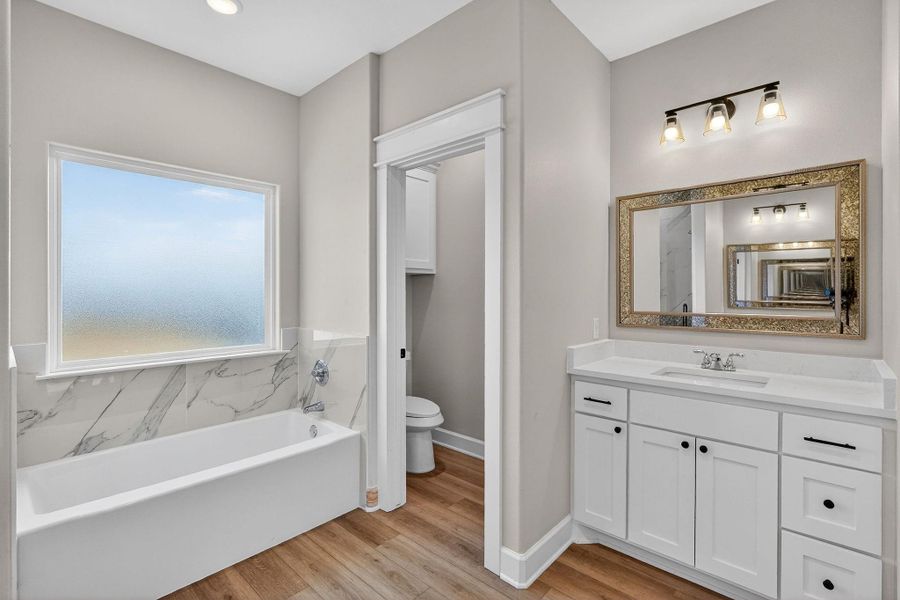 Furnished interior view inside a new home in , Snook (Image 11).