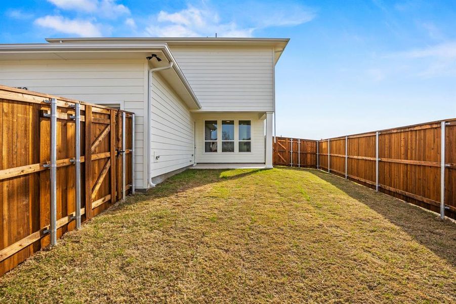 Exterior details and patio area of a home in , Celina (Image 3). Exterior details and patio area of a home in , Celina (Image 3).