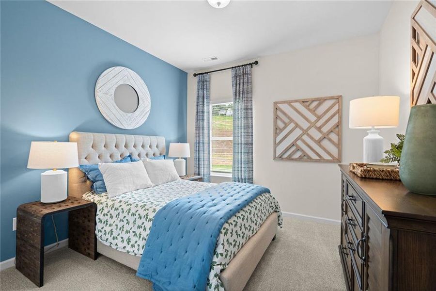 Furnished interior view inside a new home in Sanders Park, Austell (Image 37).