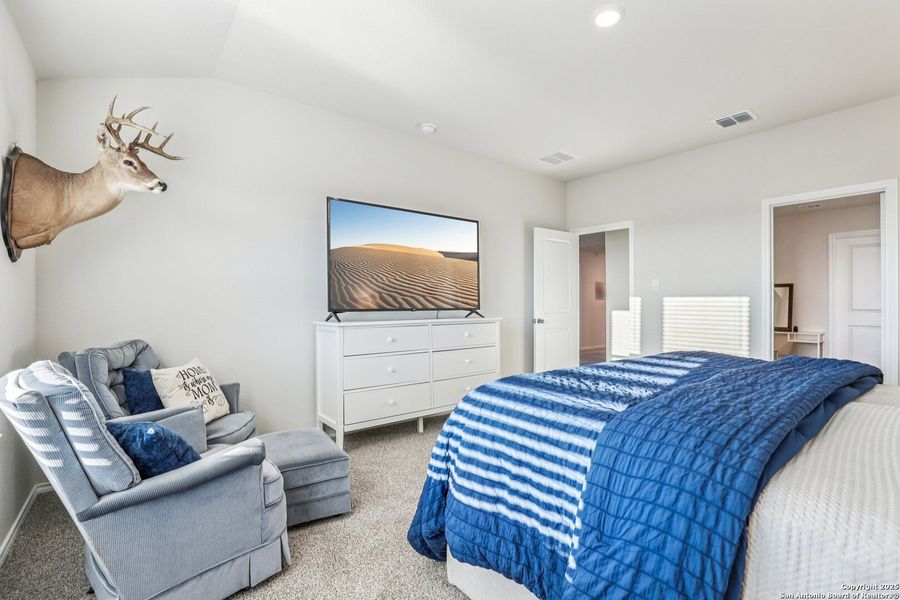 Furnished interior view inside a new home in The Links at River Bend, Floresville (Image 13). Furnished interior view inside a new home in The Links at River Bend, Floresville (Image 13).