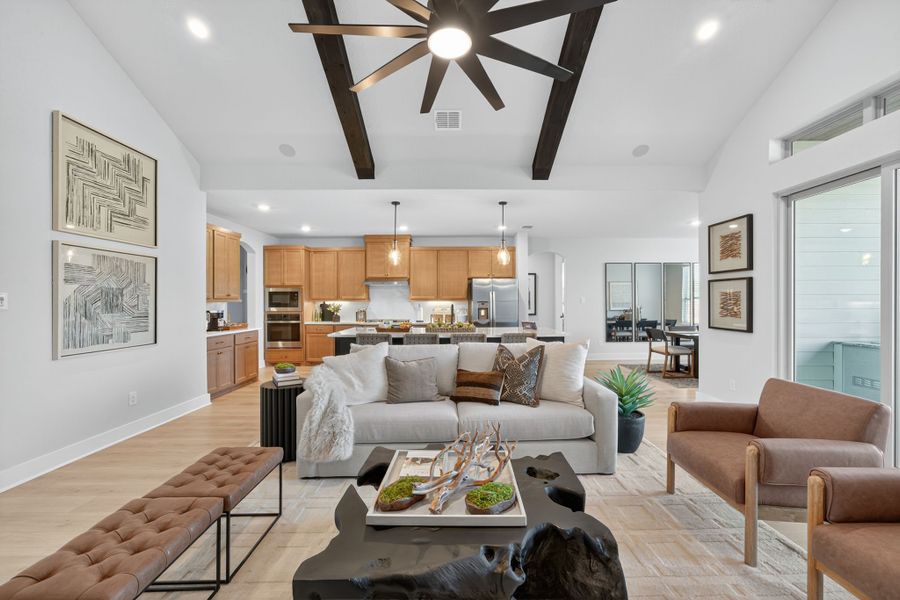 Furnished interior view inside a new home in Country Village Estates, Castroville (Image 9). Furnished interior view inside a new home in Country Village Estates, Castroville (Image 9).