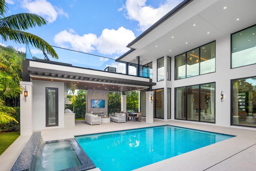 Exterior details and patio area of a home in , Boca Raton (Image 25). Exterior details and patio area of a home in , Boca Raton (Image 25).